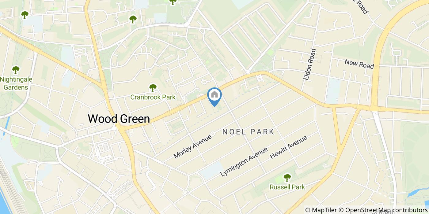 Room in a Shared Flat, Lyndum Court, N22