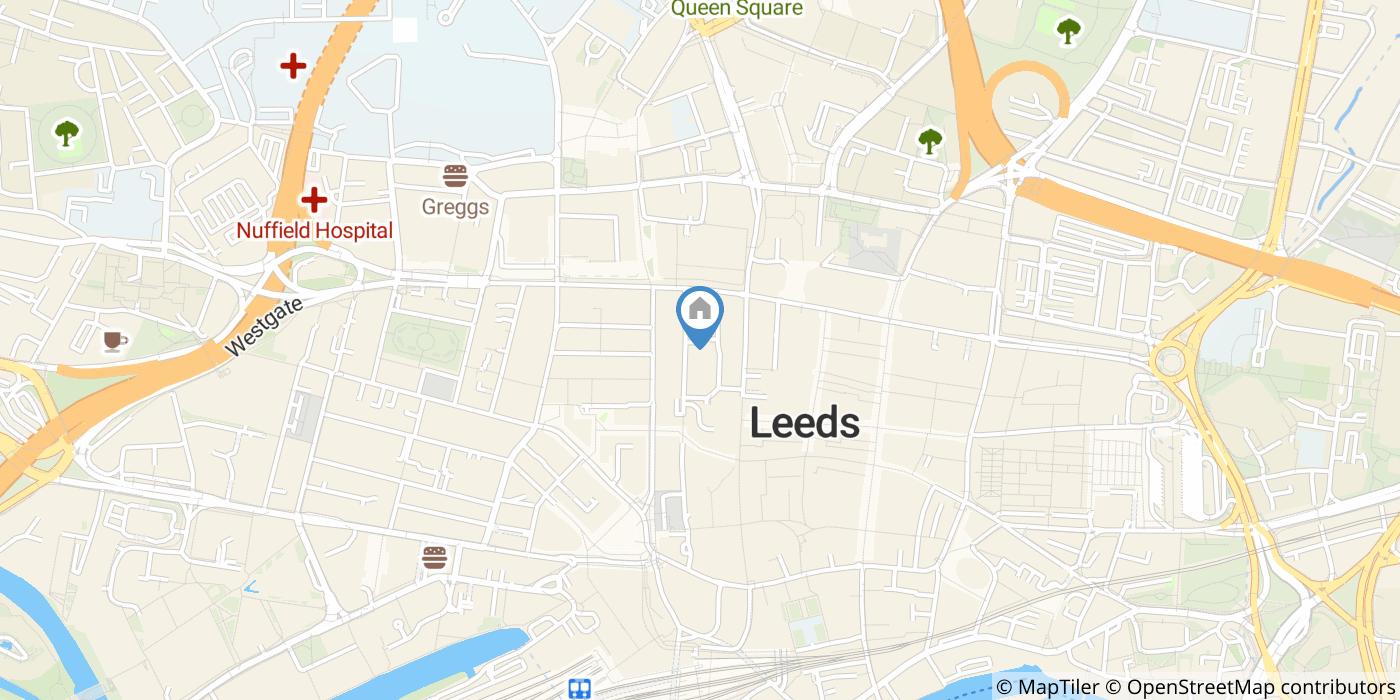 1 Bed Flat, Butts Court, LS1