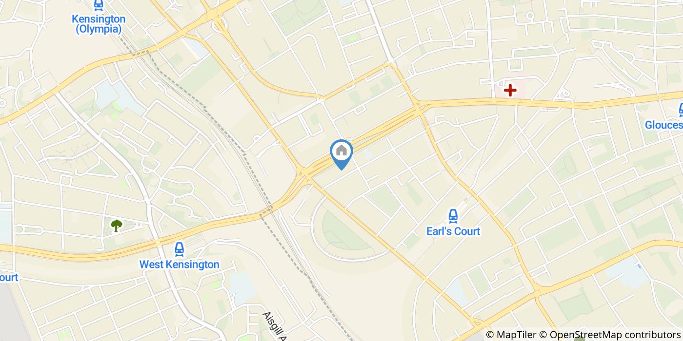Studio Flat, Longridge Road, SW5