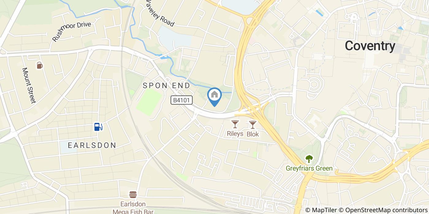 2 Bed Flat, Winslow House, CV1
