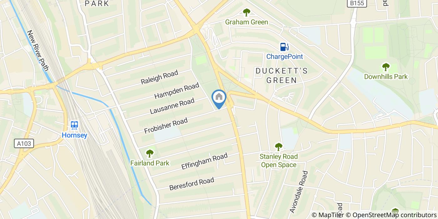 1 Bed Flat, Parkview House, N8