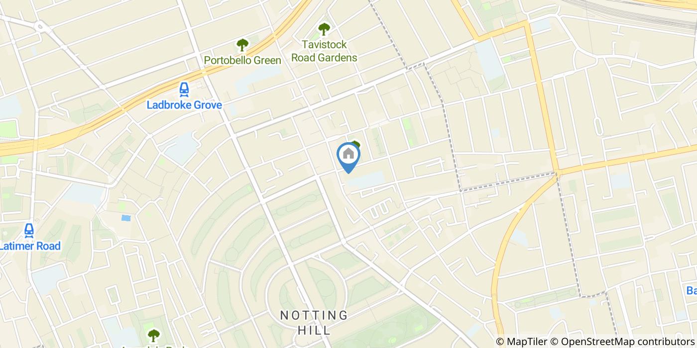 Studio Flat, Colville Terrace, W11