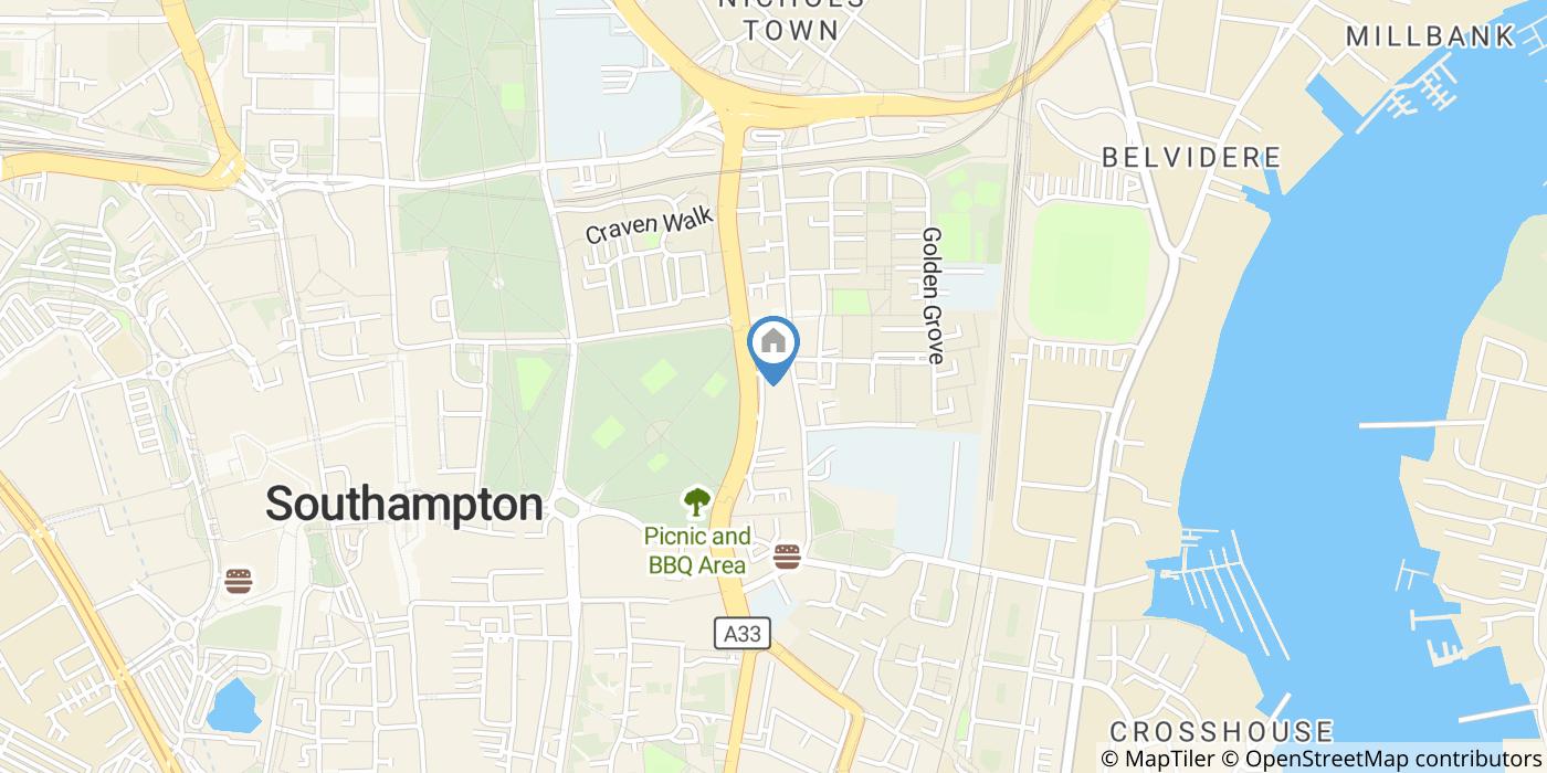 Studio Flat, Southampton, SO14