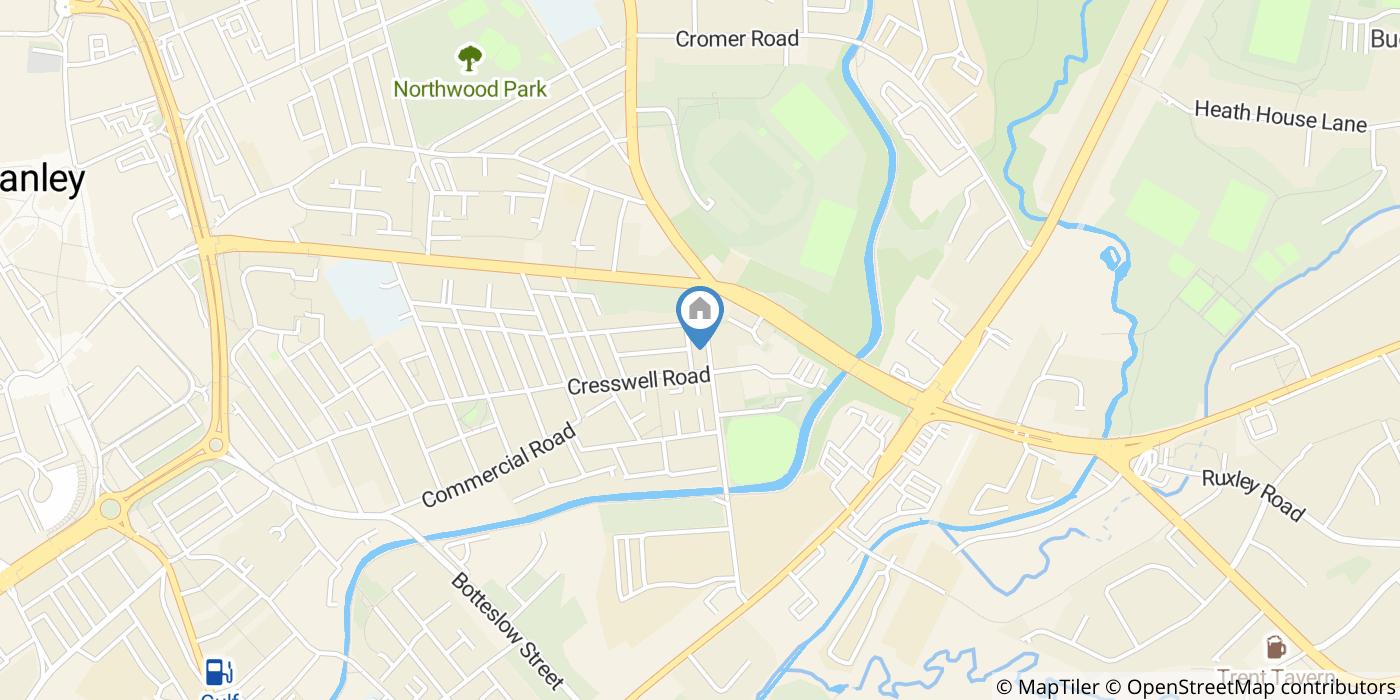 2 Bed Terraced House, Ivy House Road, ST1