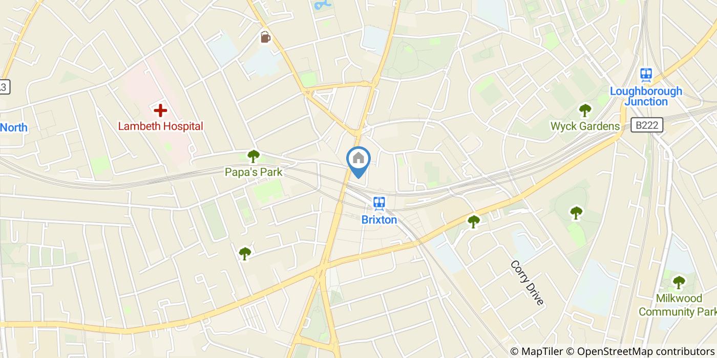 1 Bed Flat, Brixton Station Road, SW9