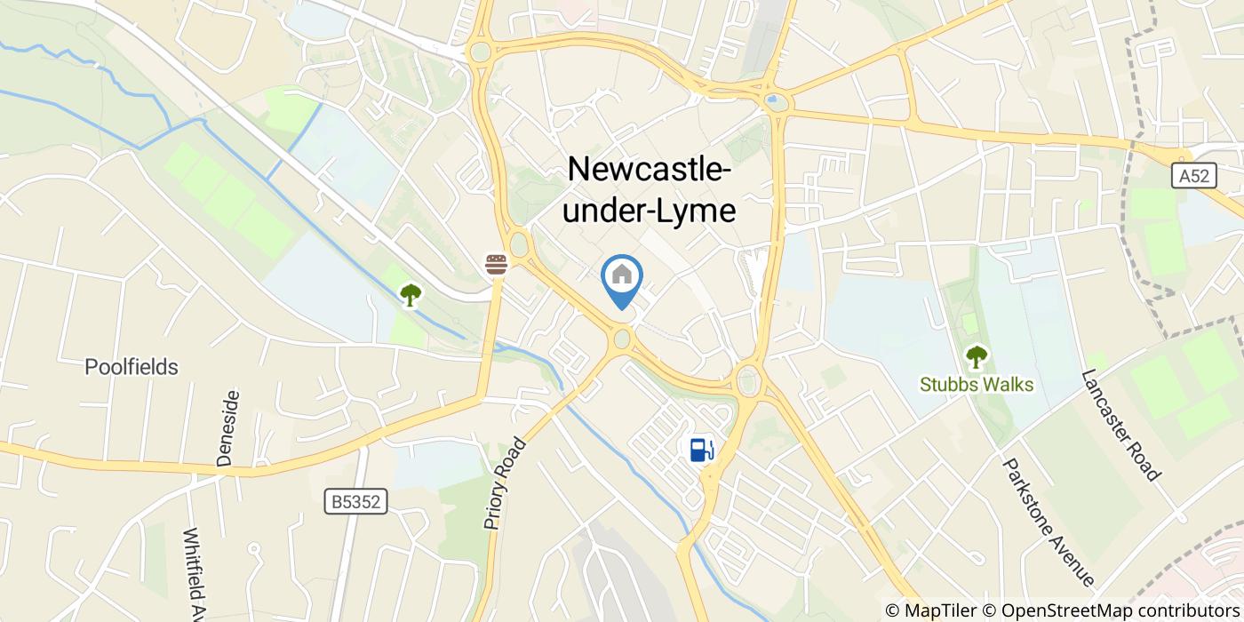 1 Bed Flat, Keele House, ST5