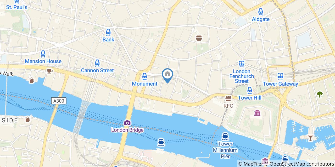 1 Bed Maisonette, Botolph Alley, EC3R