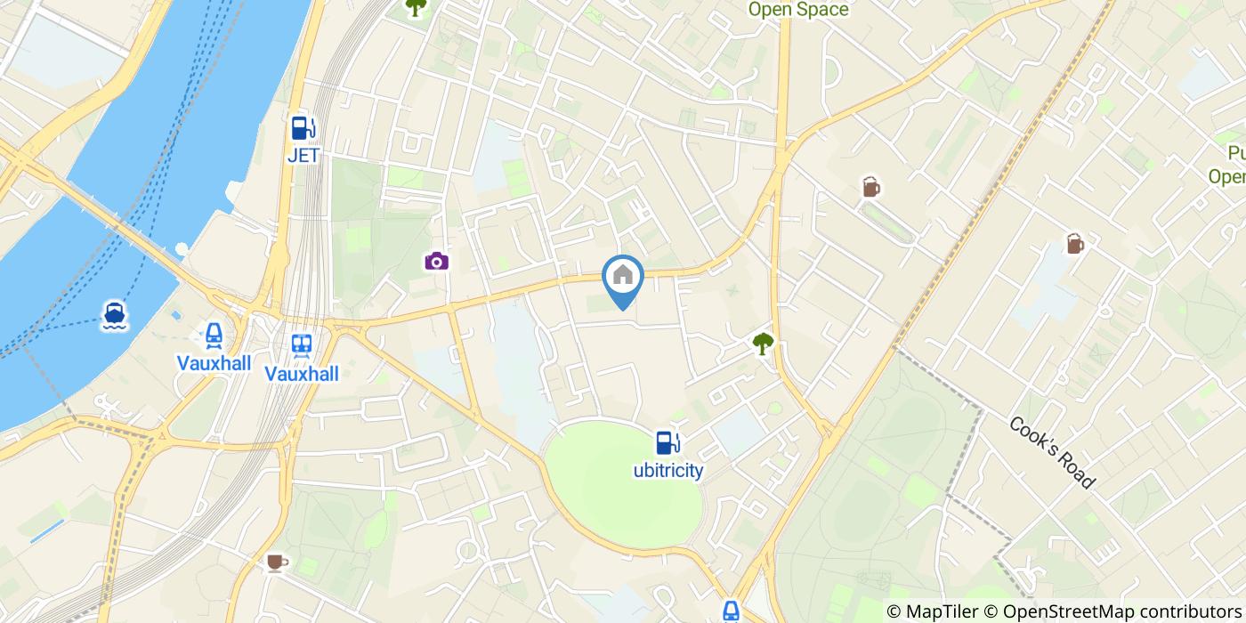 1 Bed Flat, Balcony Gym & Concierge, SE11