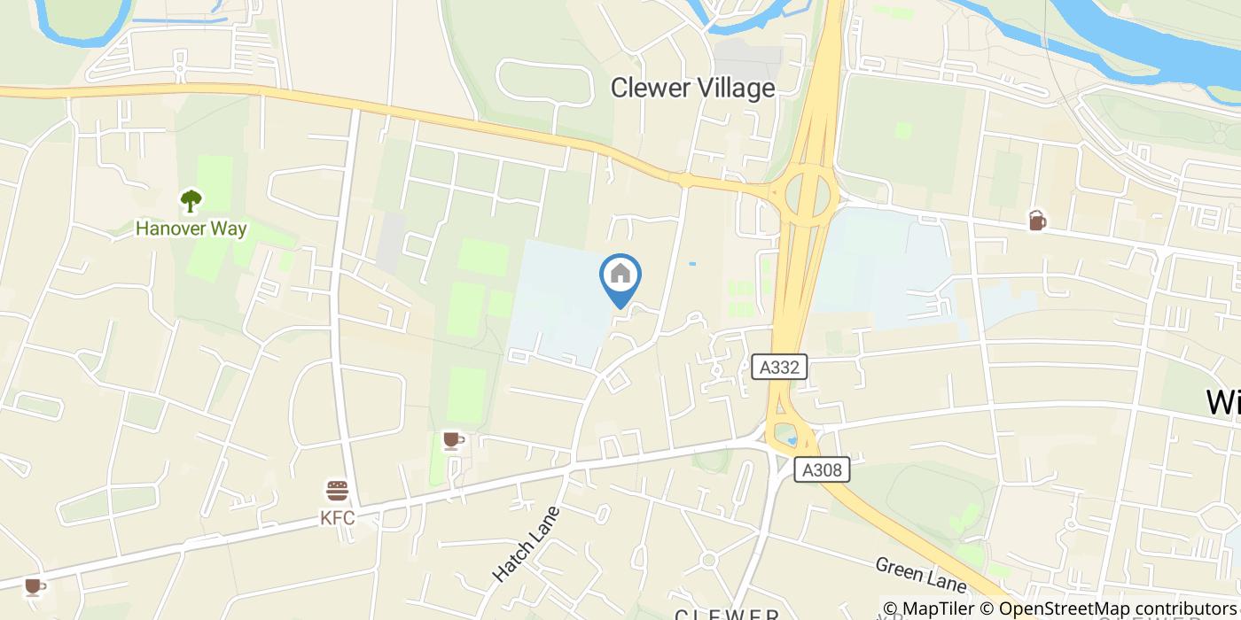 1 Bed Flat, Chantry Close, SL4