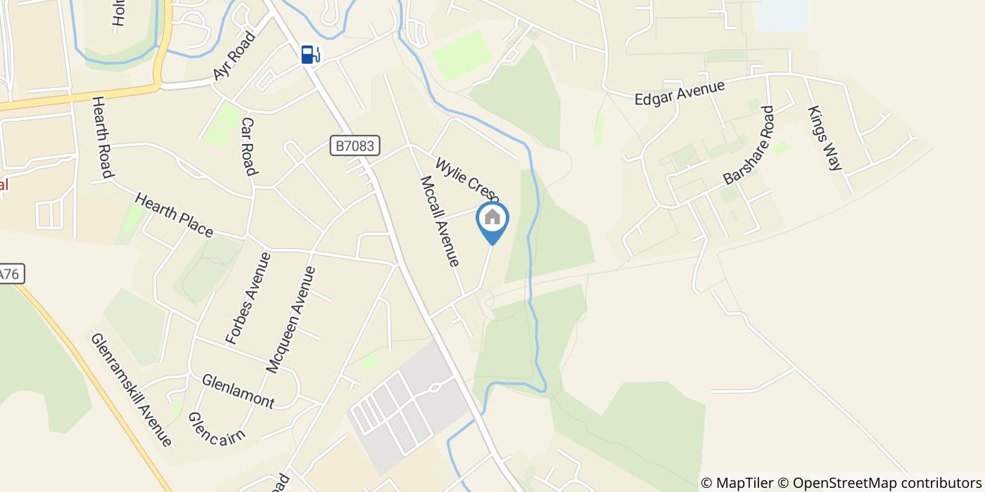 3 Bed Flat, Wylie Cresent, KA18