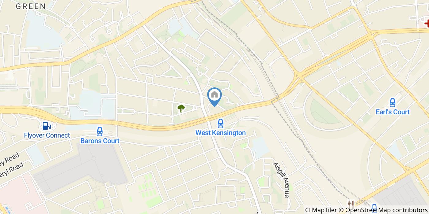 1 Bed Flat, West Kensington Court, W14