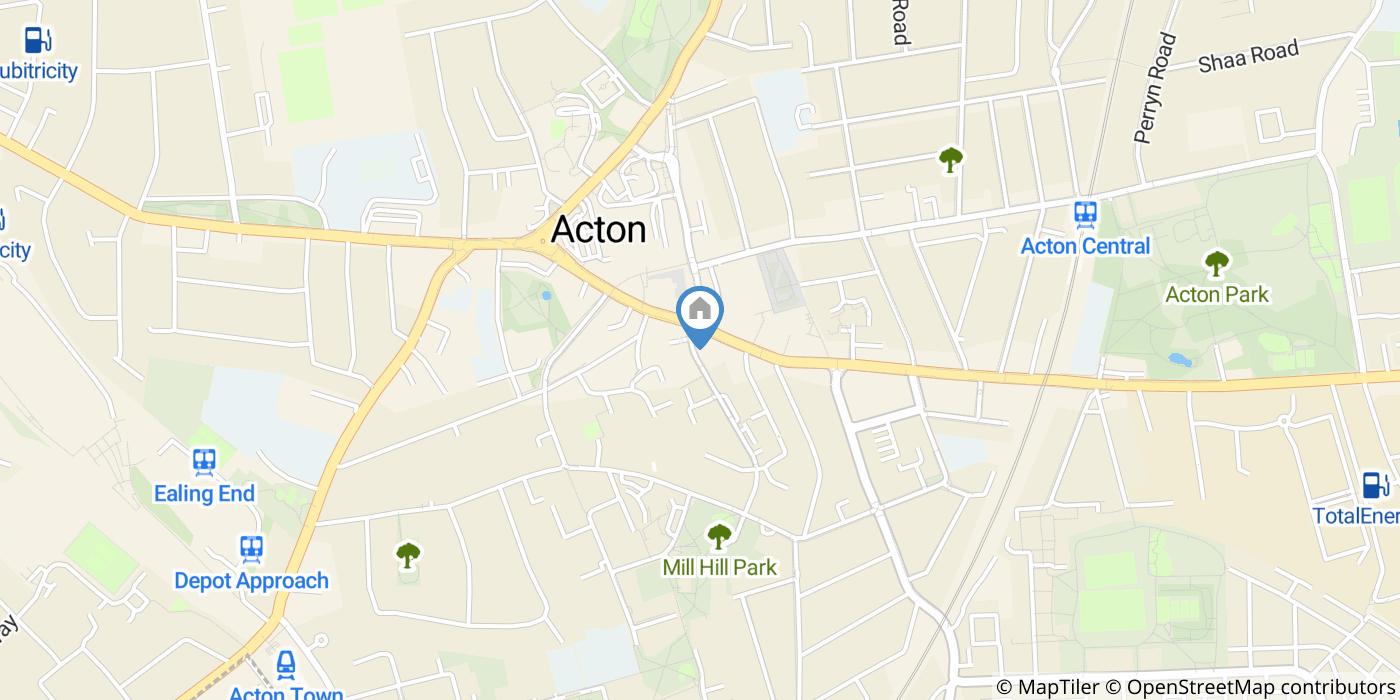 1 Bed Flat, Church Road, W3
