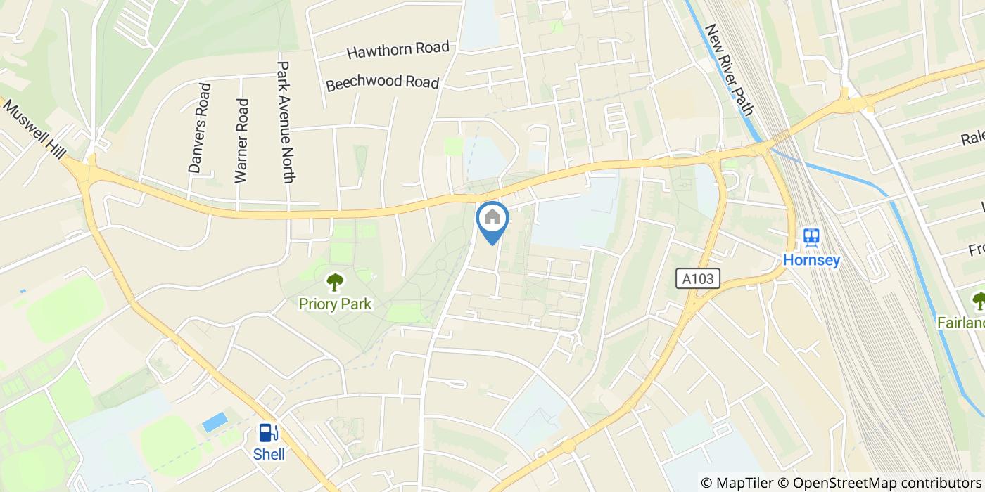 Room in a Shared Flat, Birkbeck Mansions, N8