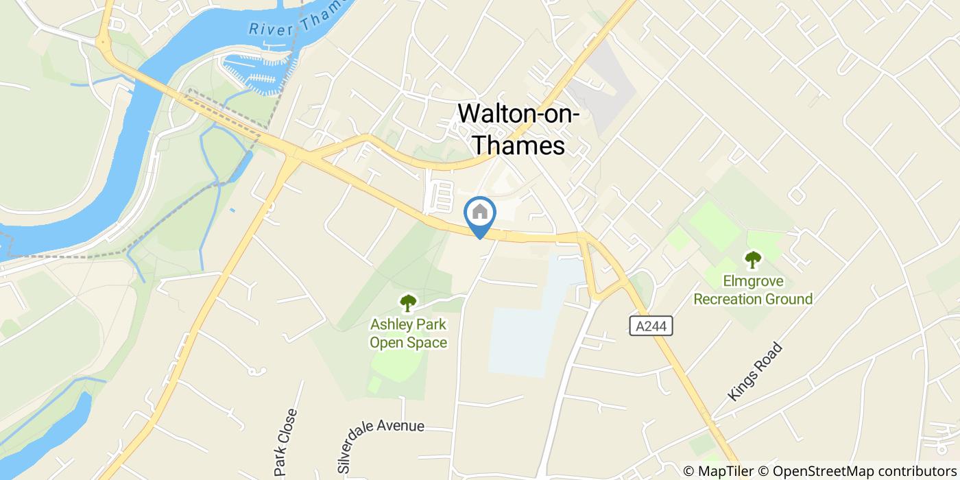 1 Bed Flat, The Heart, KT12