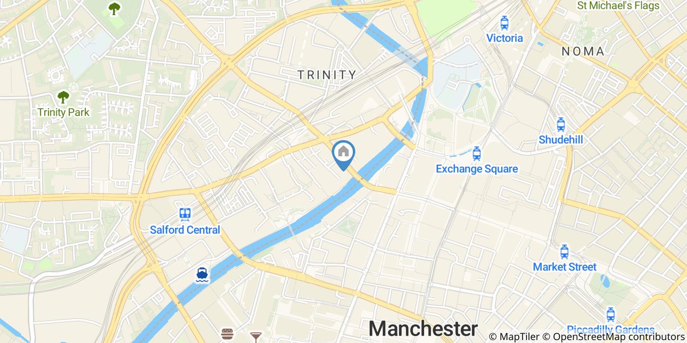 1 Bed Flat, The Gallery, M3