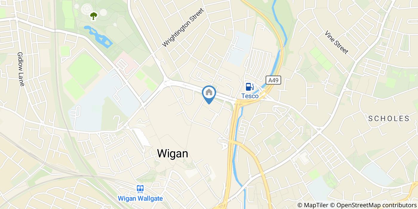 1 Bed Flat, Standishgate, WN1