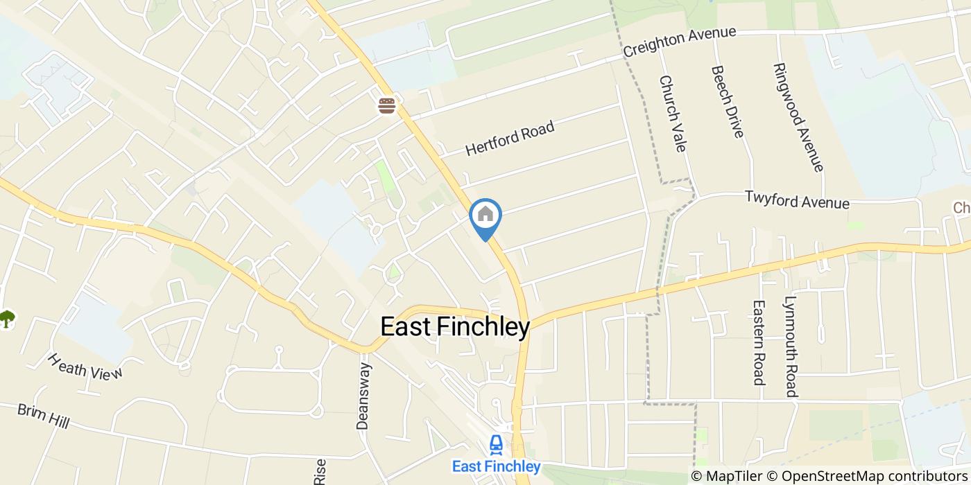 1 Bed Flat, High Road, N2