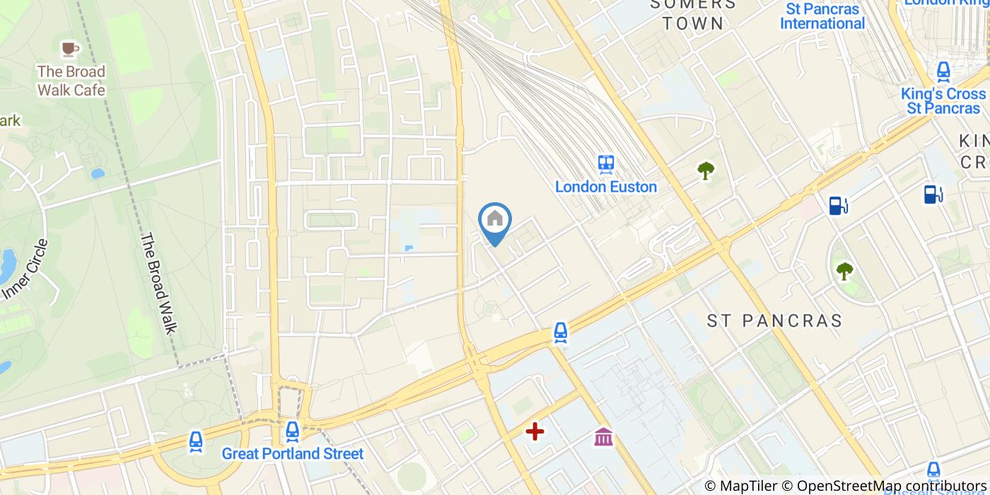 Studio Flat, North Gower Street, NW1