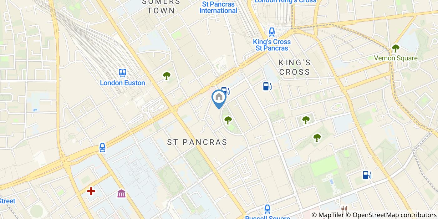 1 Bed Flat, Cartwright Gardens, WC1H