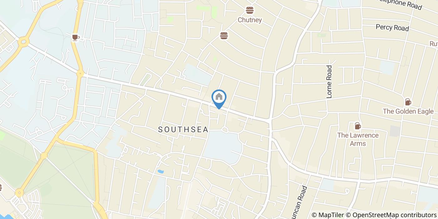 2 Bed Flat, Ascot House, PO5