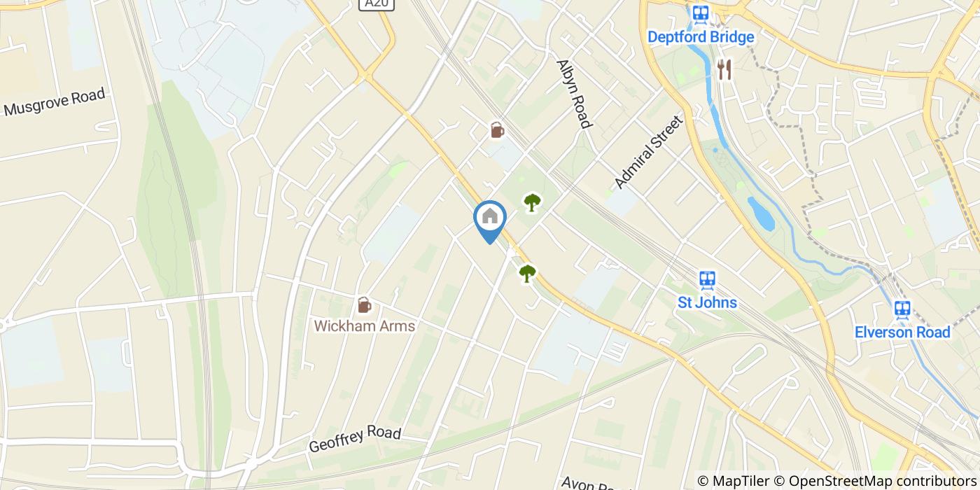 1 Bed Flat, Lewisham Way, SE4