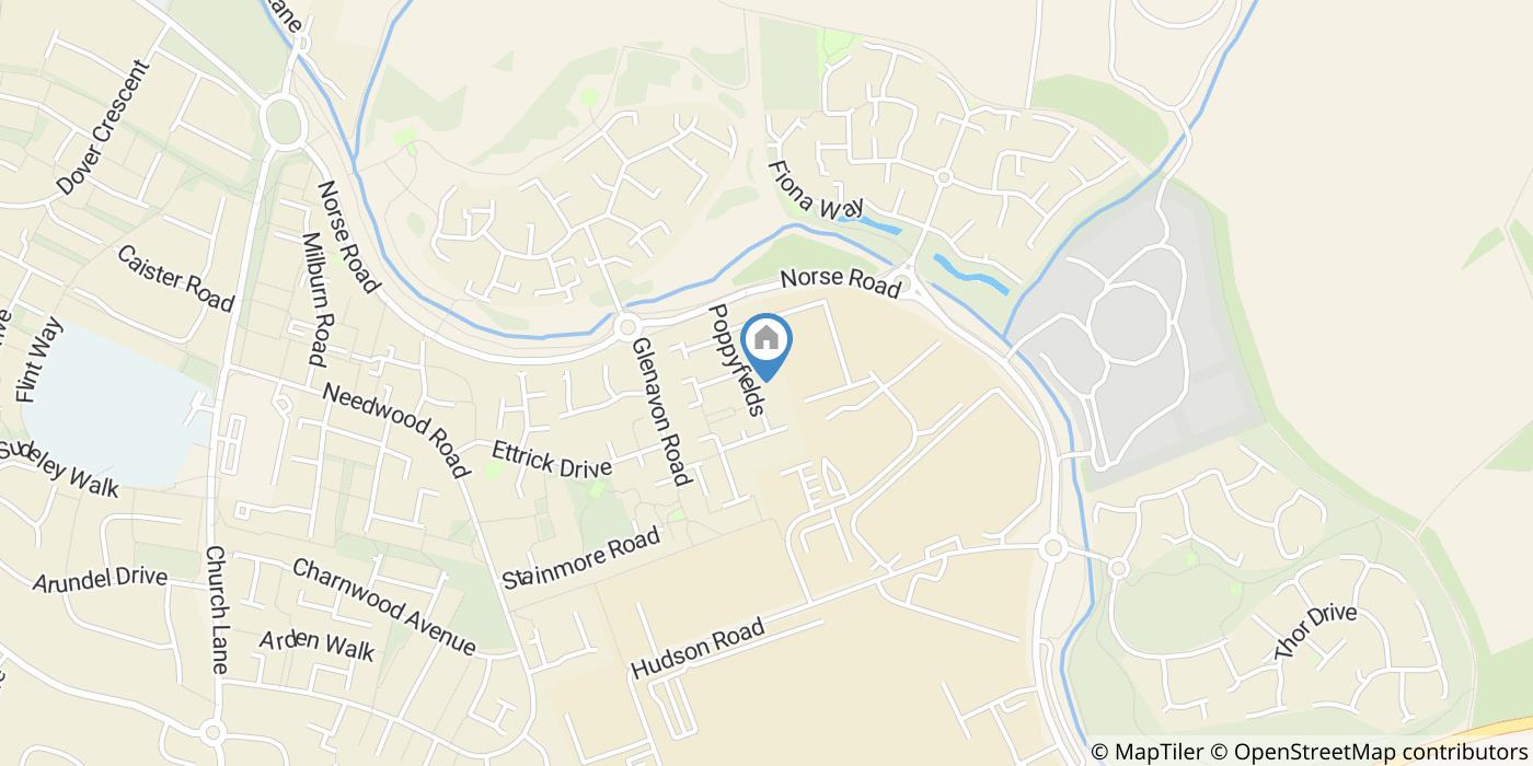 2 Bed Terraced House, Poppyfields, MK41