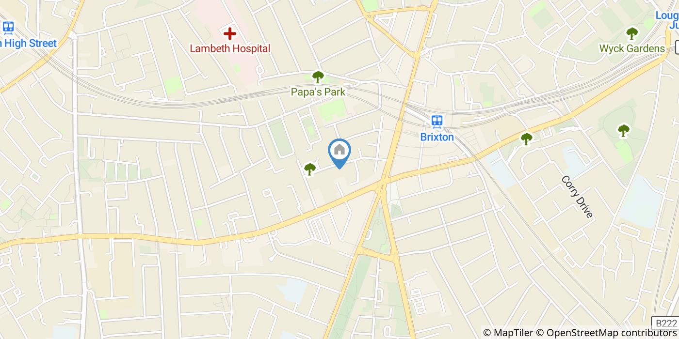 2 Bed Flat, George Lashwood Court, SW9