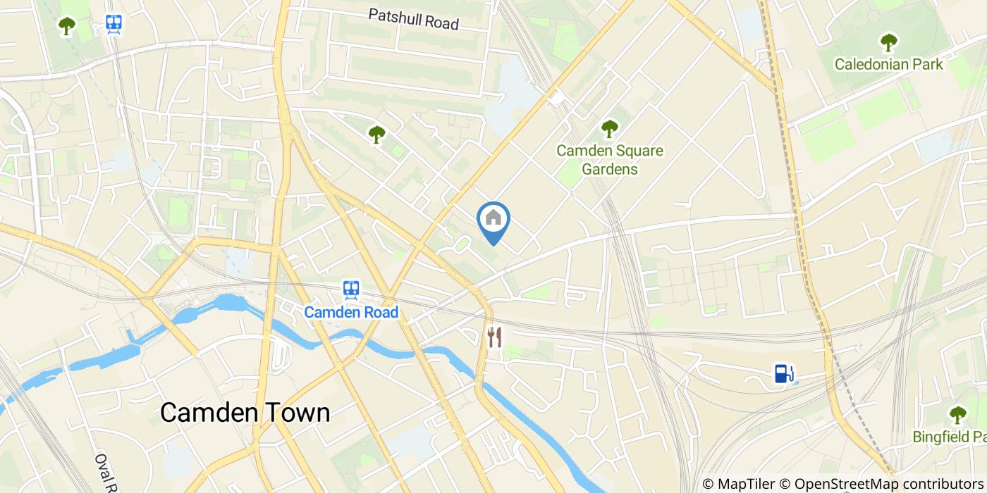 4 Bed Flat, Inwood Court, NW1