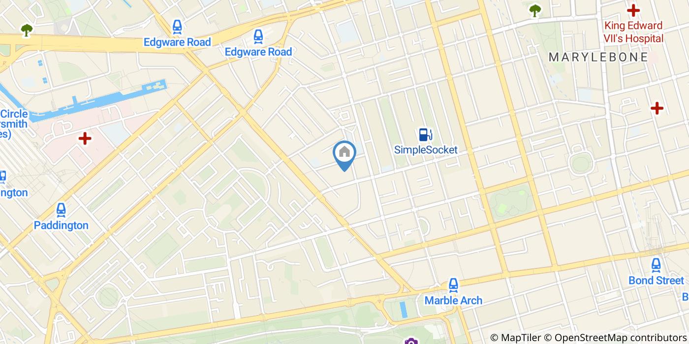 Room in a Shared Flat, Fursecroft, W1H