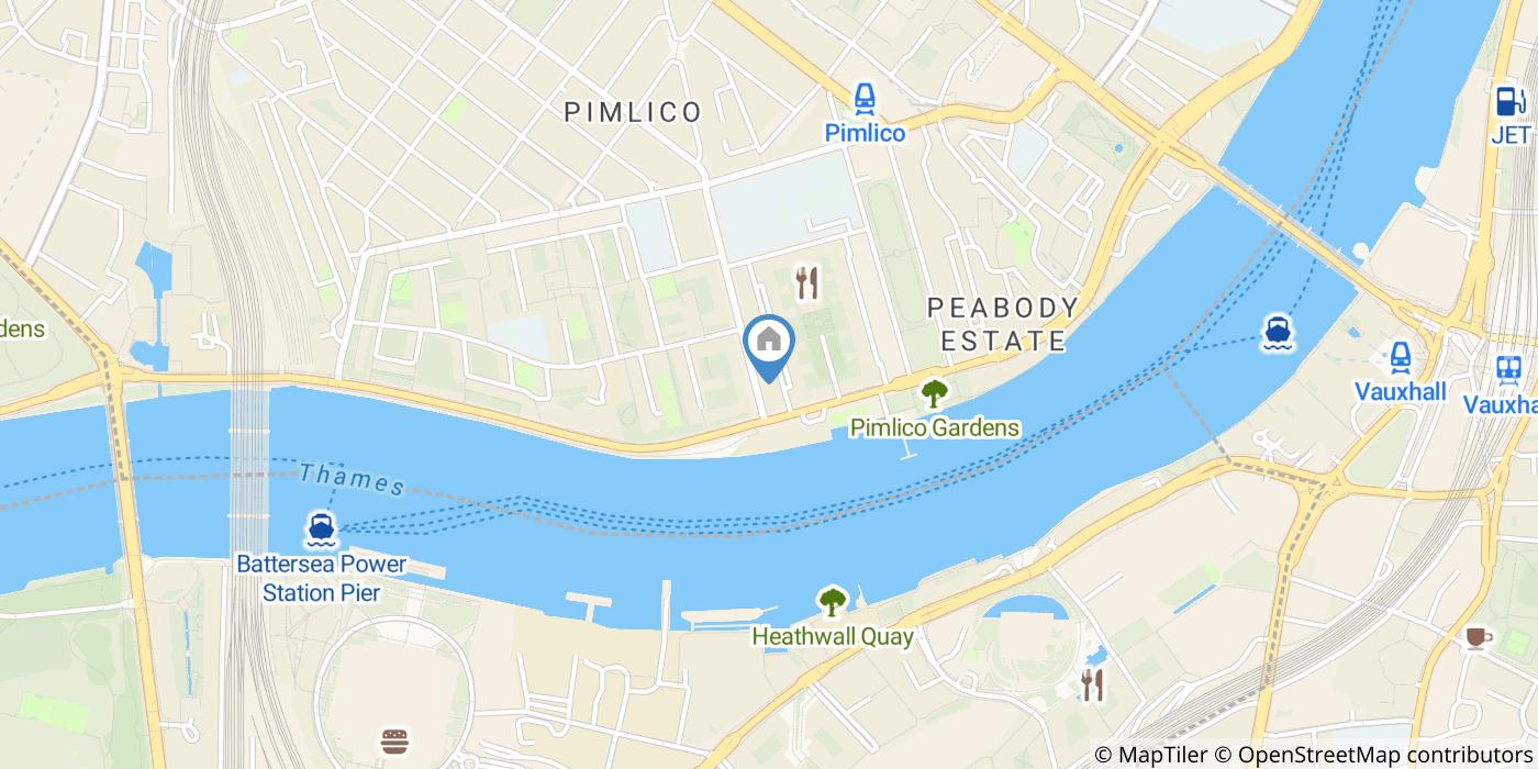 1 Bed Flat, Claverton St, SW1V