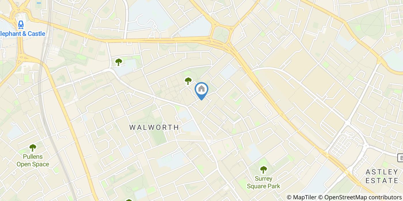 2 Bed Flat, Catesby St, SE17