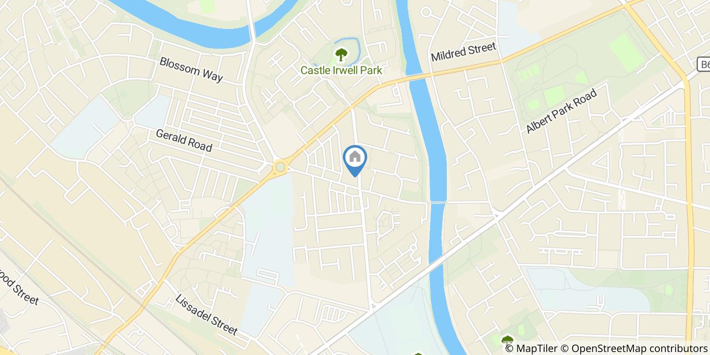 Room in a Shared Flat, Gerald Road, M6