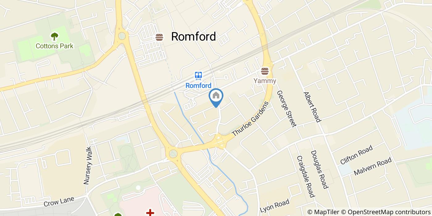 2 Bed Flat, Opal House, RM1