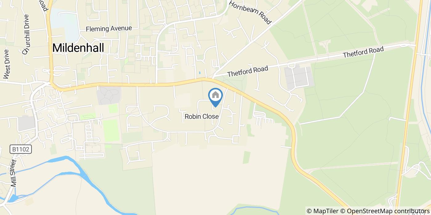 1 Bed Terraced House, Wren Close, IP28