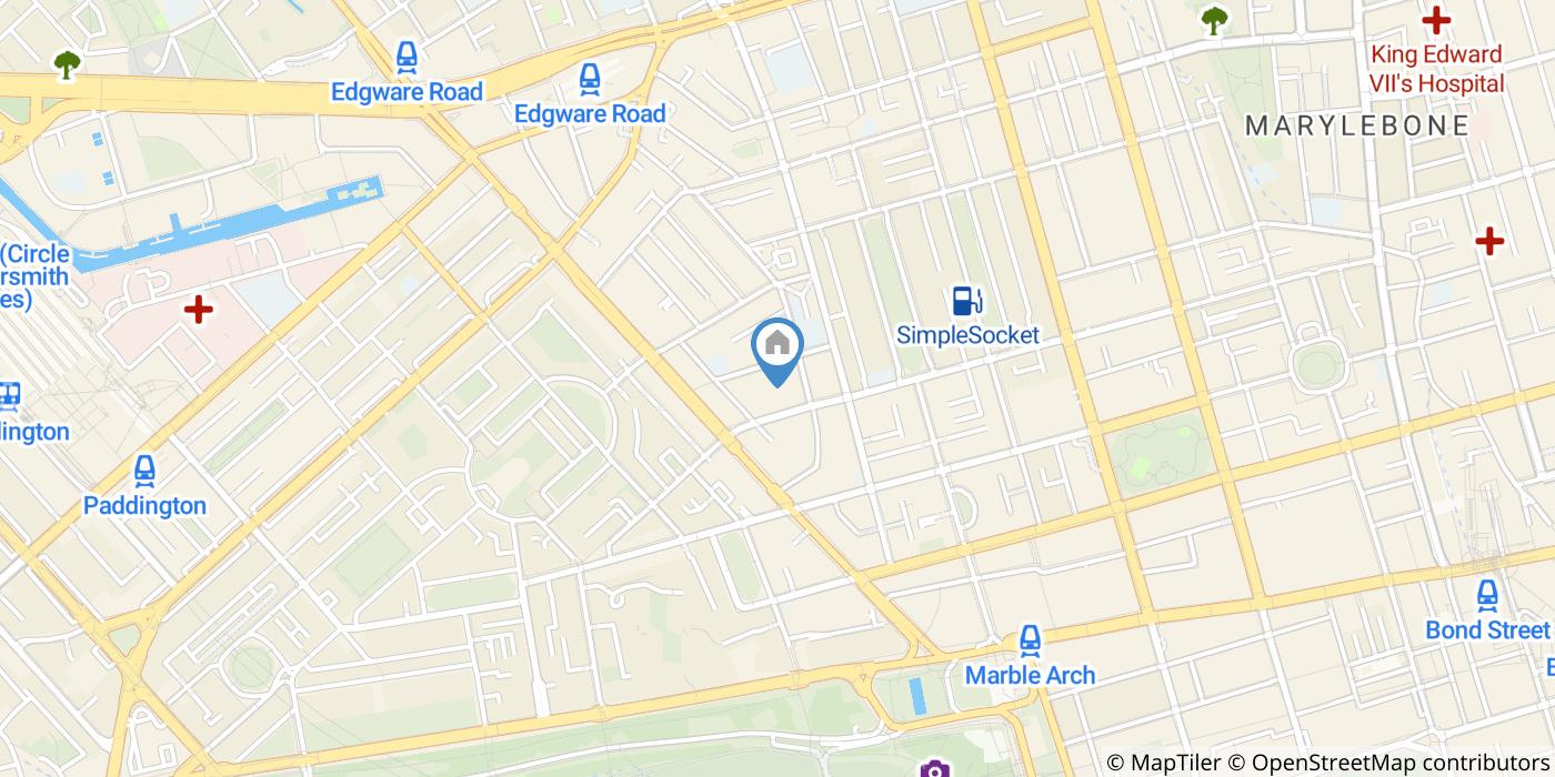 Room in a Shared Flat, George Street, W1H