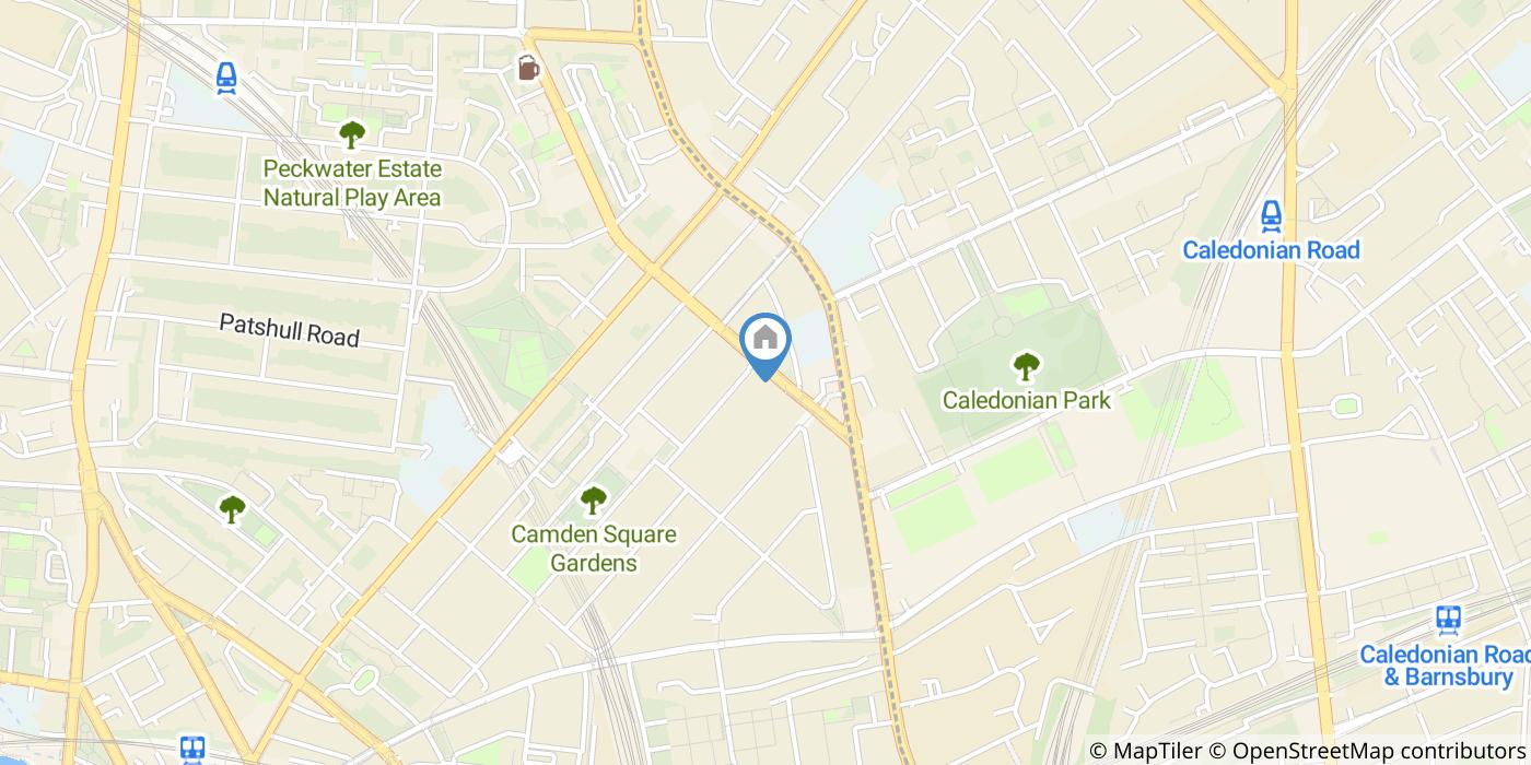 Studio Flat, Camden Park Road, NW1