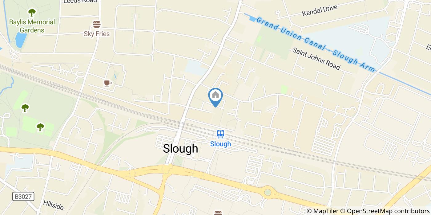 1 Bed Flat, Grays Place, SL2