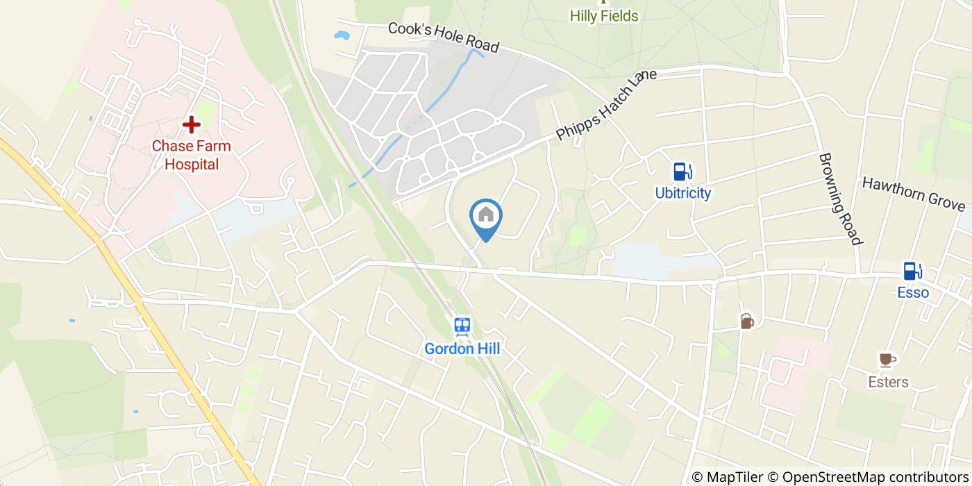 Studio Flat, Rendlesham Road, EN2