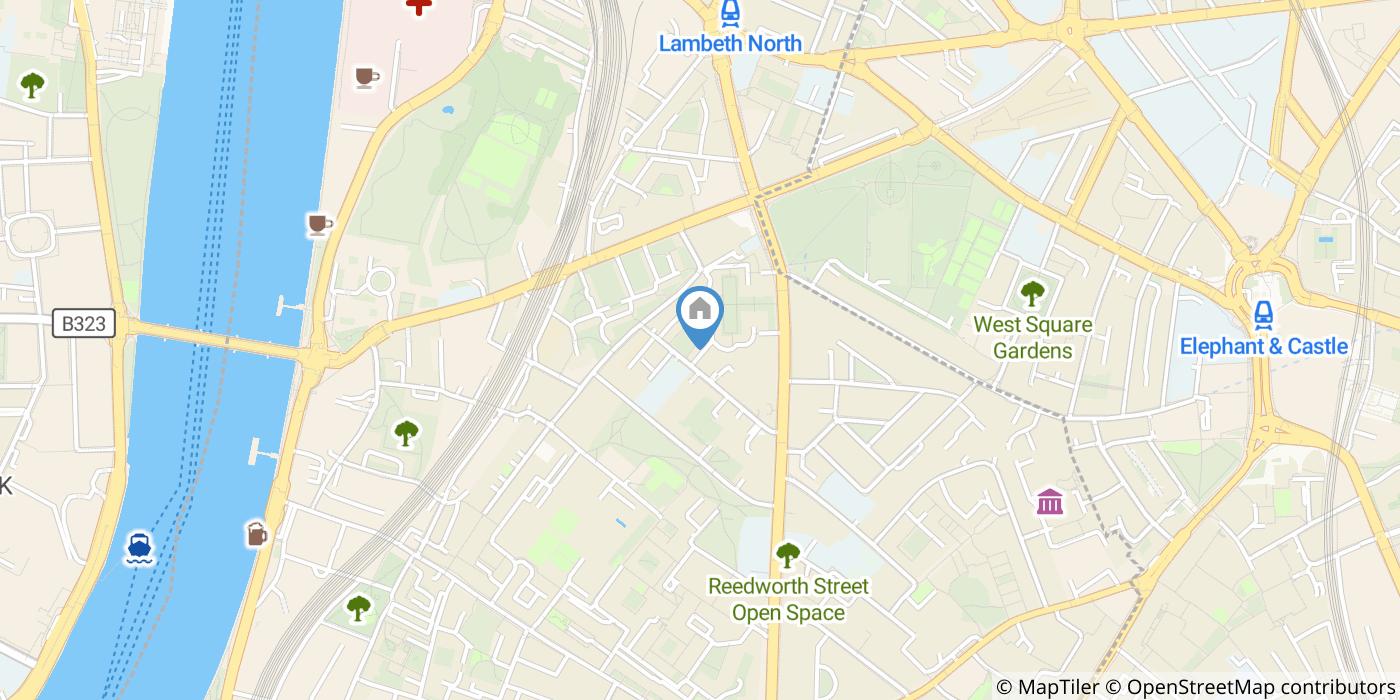 Room in a Shared Flat, Derby House, SE11