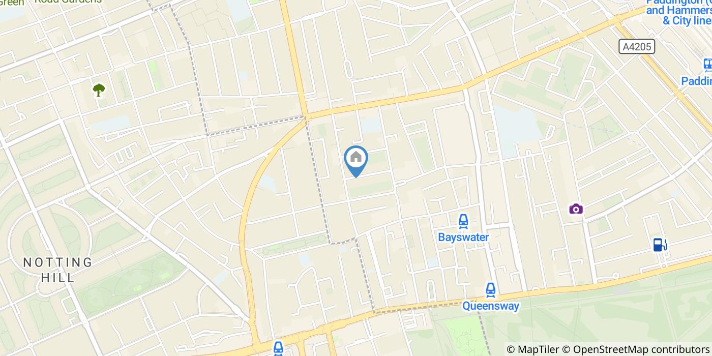 Studio Flat, Prince's Square, W2