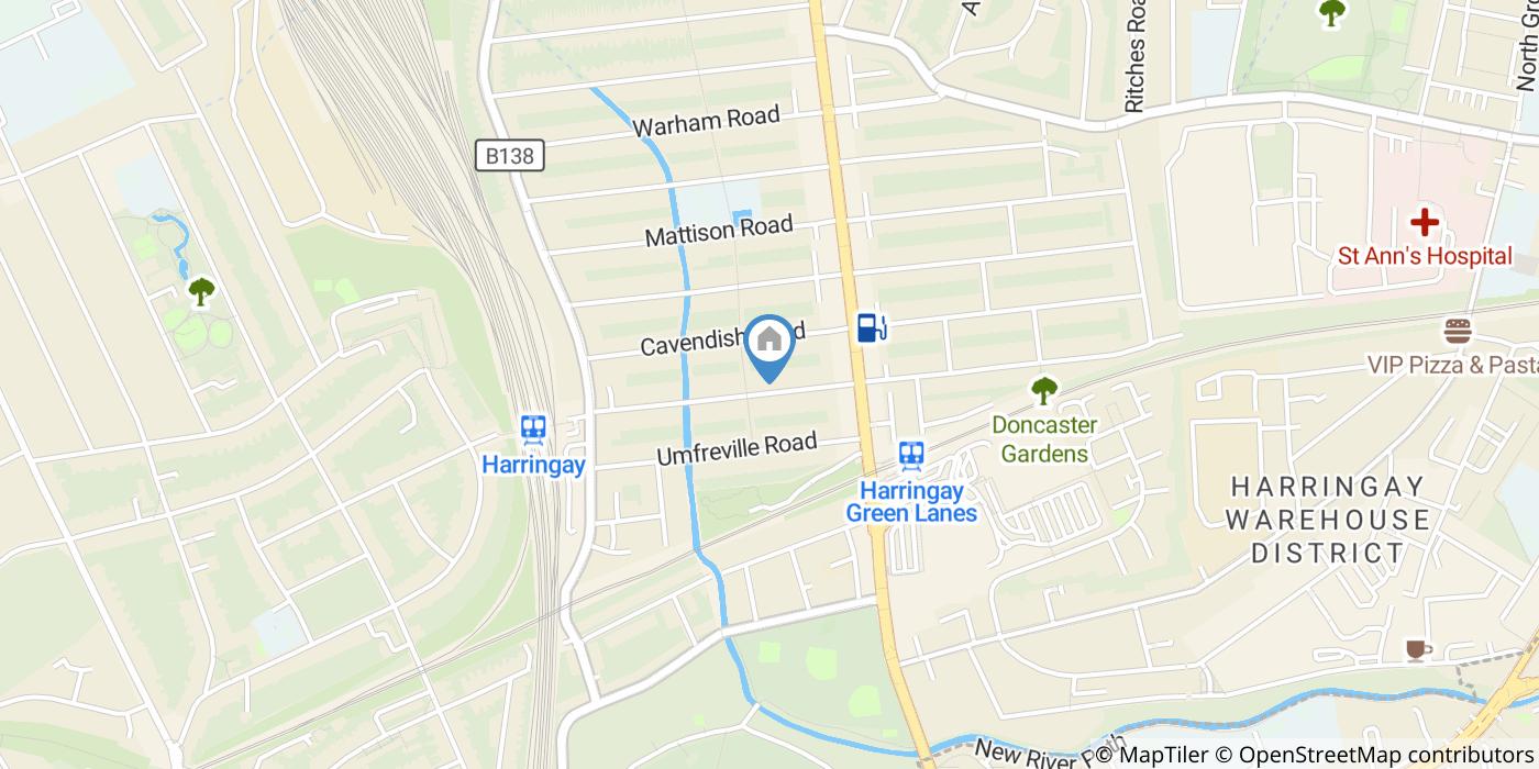 Room in a Shared House, Burgoyne Road, N4