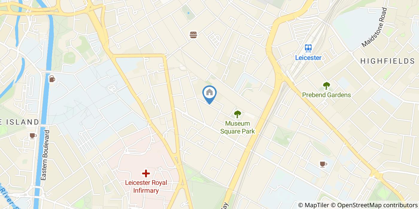 Studio Flat, Princess Road West, LE1