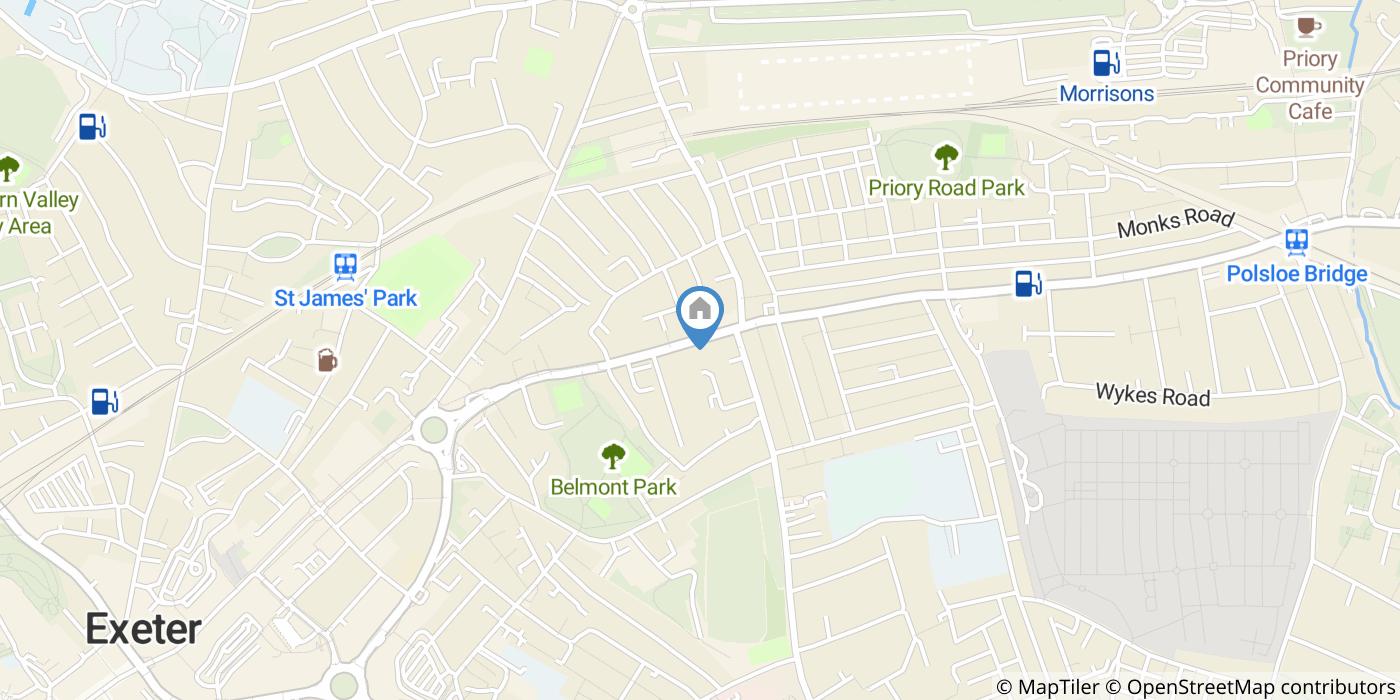 1 Bed Flat, Blackboy Road, EX4