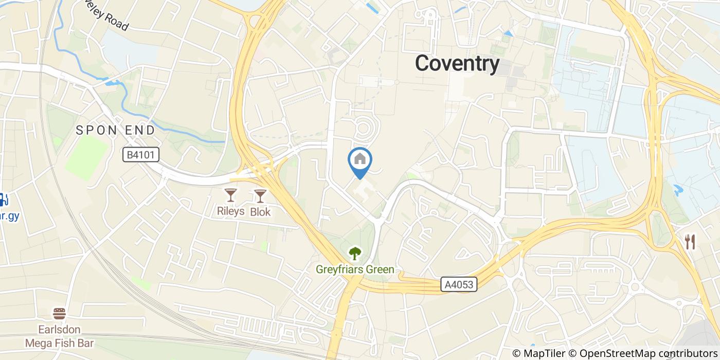 2 Bed Flat, Beauchamp House, CV1