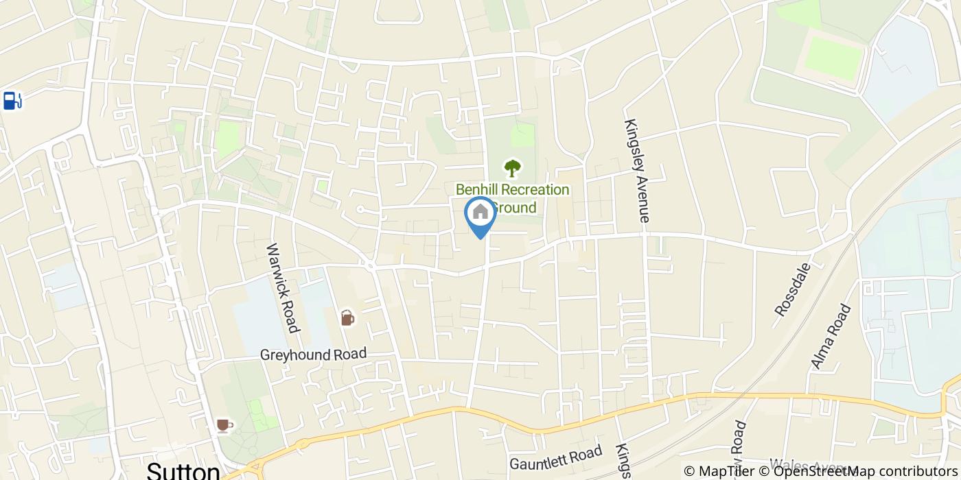 Studio Flat, Benhill Road, SM1