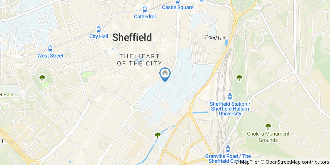 Studio Flat, Pearl Works, S1