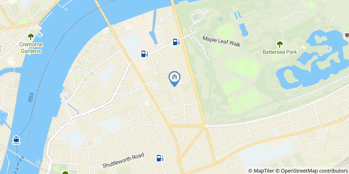 1 Bed Flat, Rosenau Road, SW11