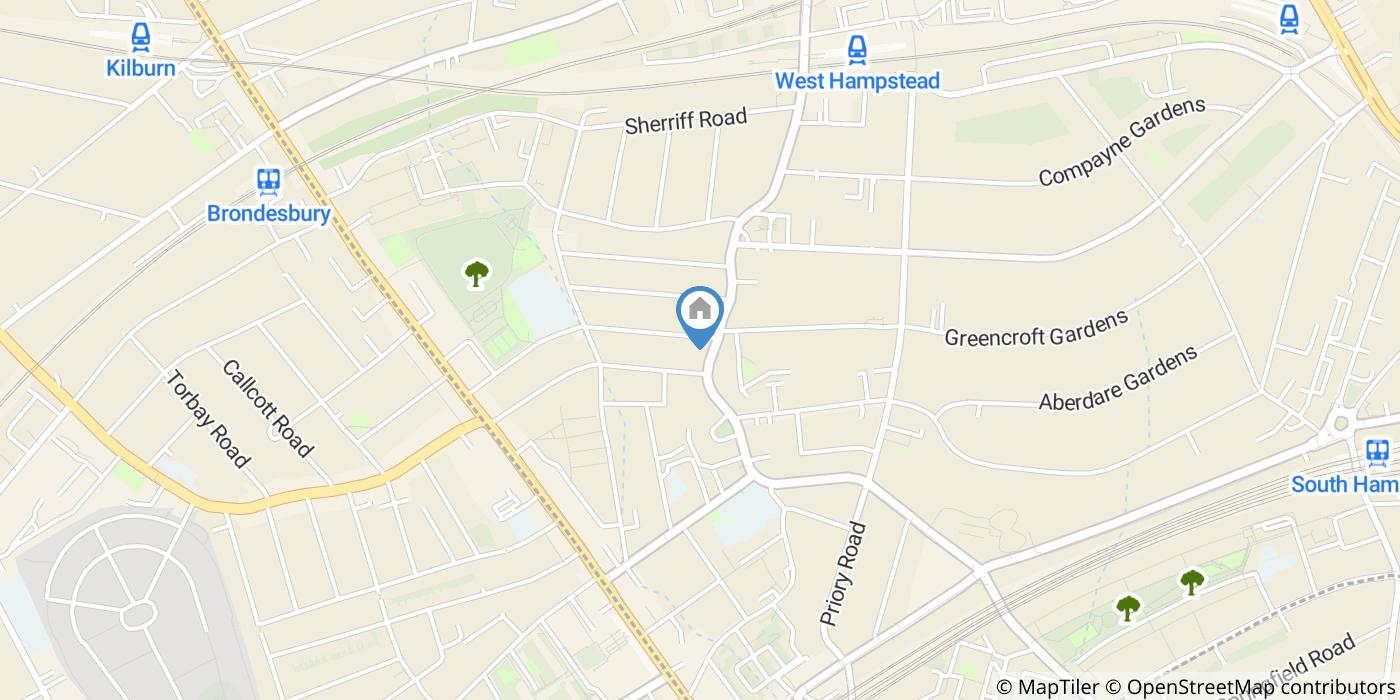 Studio Flat, West End Lane, NW6