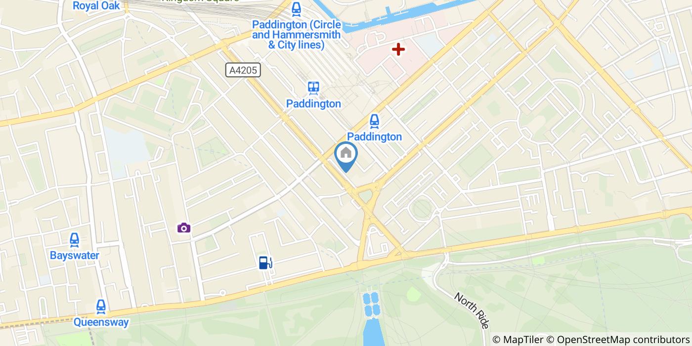 Studio Flat, Westbourne Terrace, W2