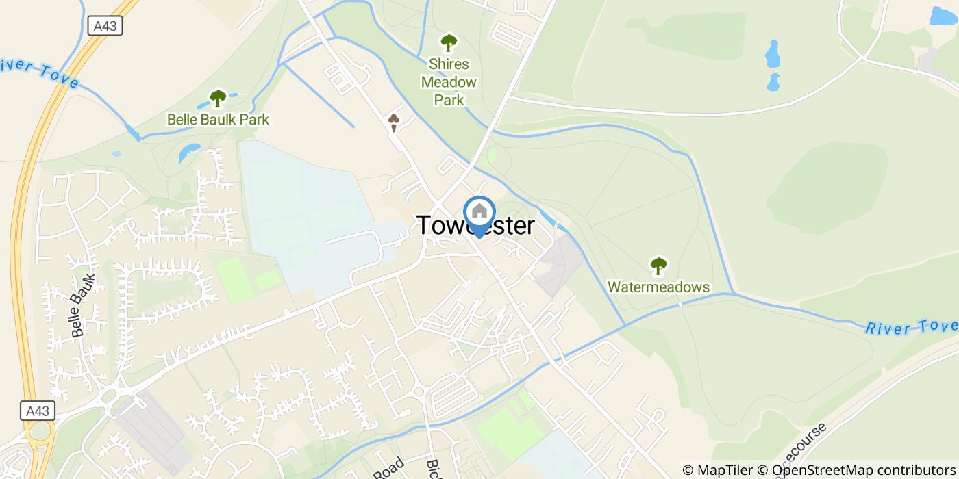 1 Bed Flat, Watling Street East, NN12
